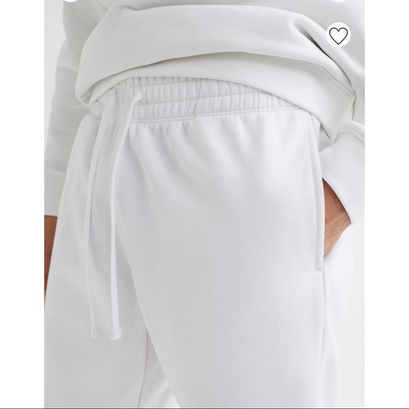 H&M High Waisted on Women/Unisex White Sweatpants/Joggers - Picture 4 of 4